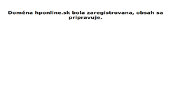 Desktop Screenshot of hponline.sk