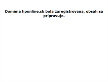 Tablet Screenshot of hponline.sk